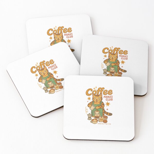 Item preview, Coffee Mama Cat Sticker designed and sold by Taika Tori Art .