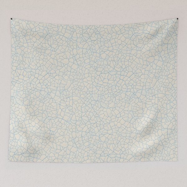 Item preview, Delicate Blue Crackle Ceramic designed and sold by Kaleidoscope Print.