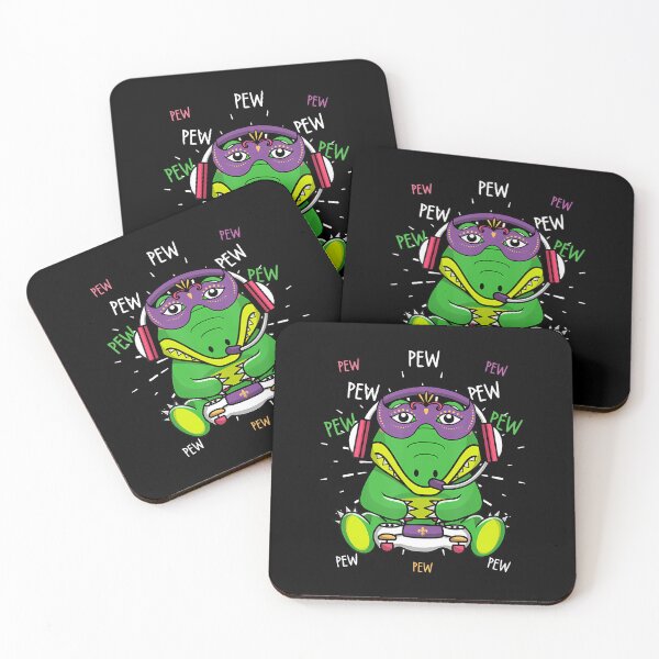 Item preview, Mardi Gras Alligator Pew Gaming Video Gamer Men Boys Kids designed and sold by EdithKelly1.