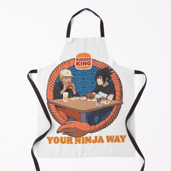 Item preview, Vintage Naruto & Sasuke Your Ninja Way Burger King T-shirt, Acid Wash Burger King Anime Collaboration Tee designed and sold by CortnMarvin.