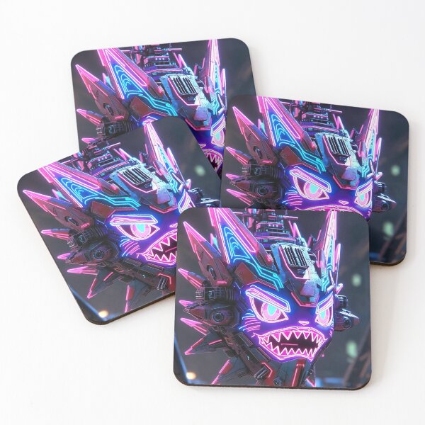 Item preview, Cyberpunk Kawaii Dragon Battleship – Neon Rage Warship designed and sold by NordseeSteel.