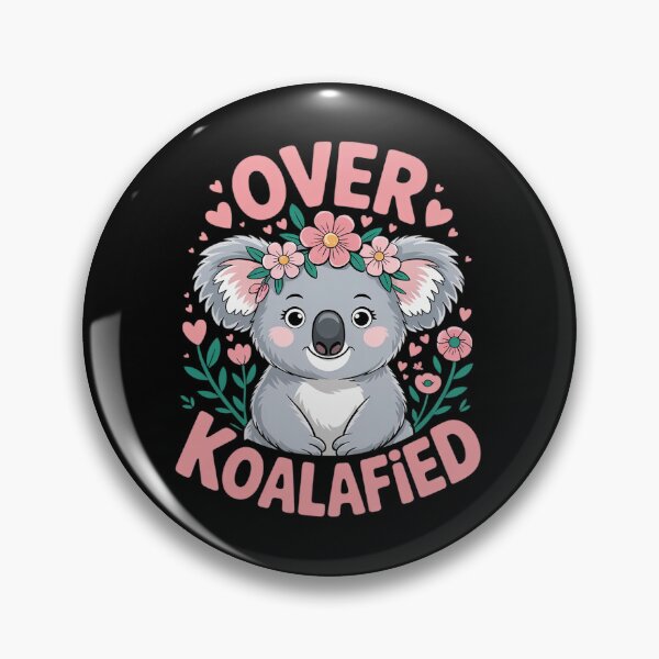 Item preview, Over Koalafied Cute Pastel Colorful Funny Koala bear  designed and sold by RsFilsingerArt.