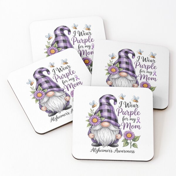Item preview, I Wear Purple For My Mom Gnome Alzheimer'S Awareness designed and sold by DianaStantzo.