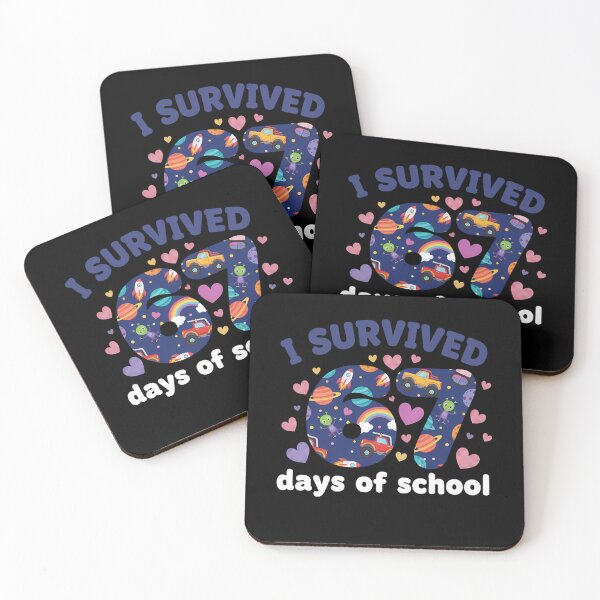 Item preview, Survived Student School I 67 67 of Teacher Funny Meme Classic Days designed and sold by SteveSaccoro.
