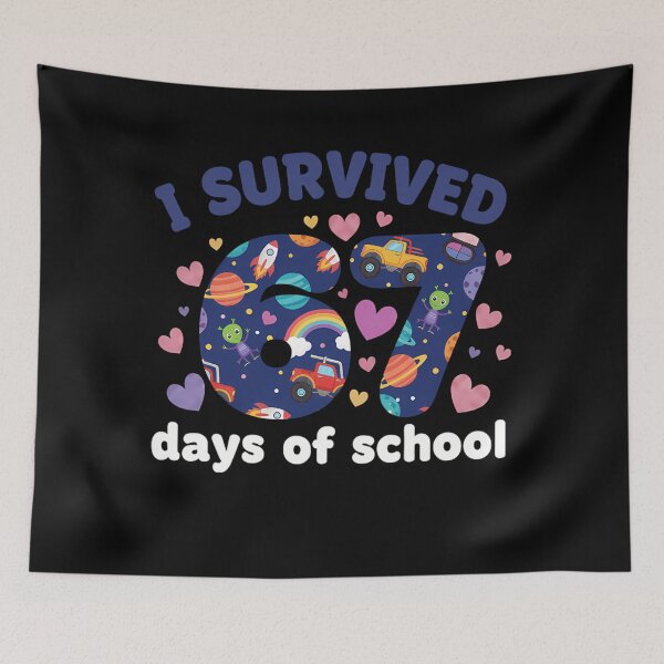 Item preview, Survived Student School I 67 67 of Teacher Funny Meme Classic Days designed and sold by SteveSaccoro.