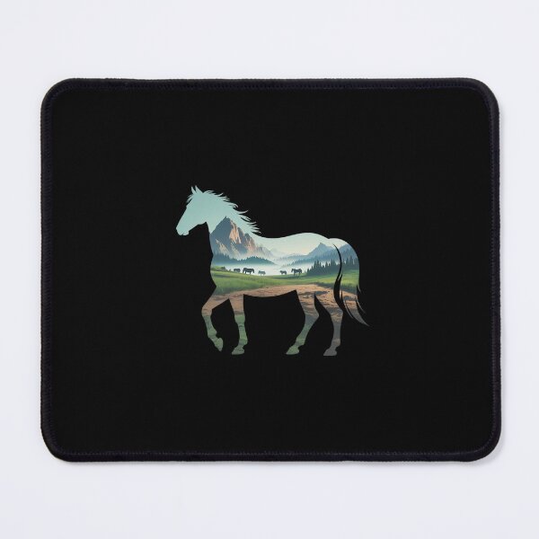 Item preview, Horse Print with Landscape Horse Lover - Animal Horse designed and sold by HollyBellArtSte.
