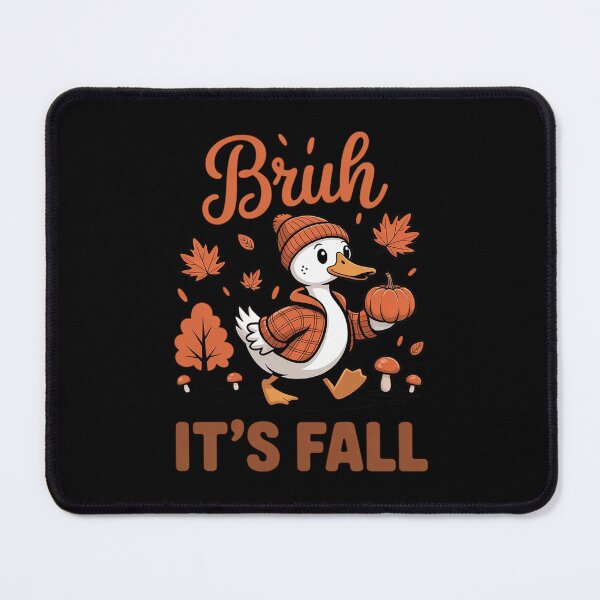Item preview, Bruh Its Fall Cozy Goose Pumpkin Thanksgiving Autumn Leaves designed and sold by CultureSpec.