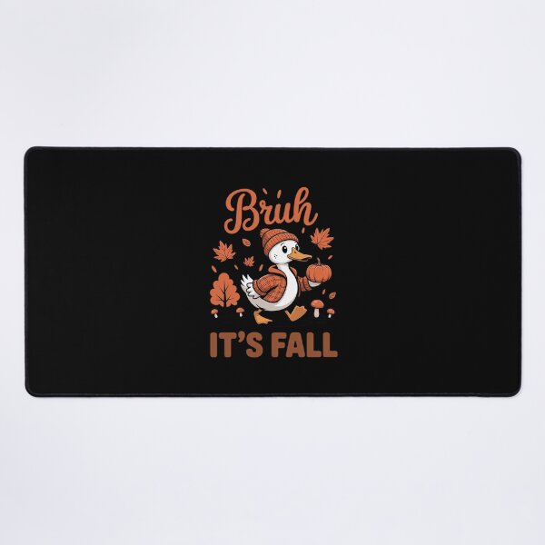 Item preview, Bruh Its Fall Cozy Goose Pumpkin Thanksgiving Autumn Leaves designed and sold by CultureSpec.