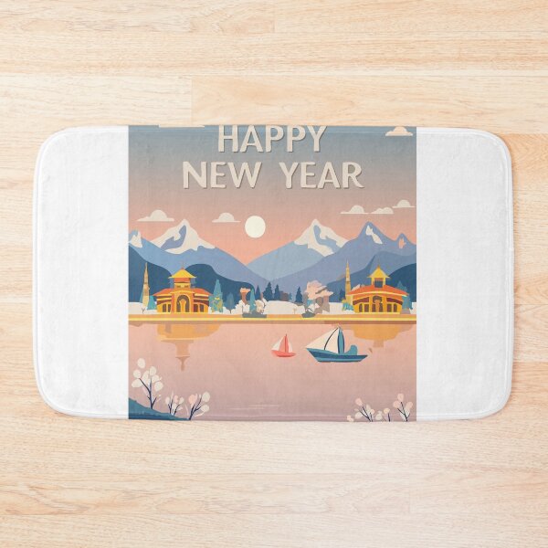 Item preview, Happy New Year mountains designed and sold by Doniia.