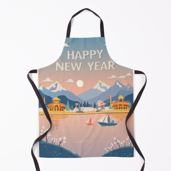 Item preview, Happy New Year mountains designed and sold by Doniia.