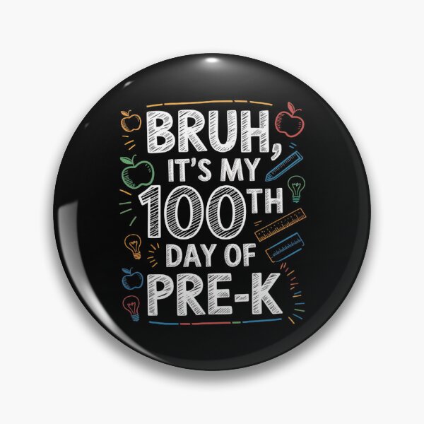 Item preview, Bruh It's My 100th Day Pre-K 100 Days of School for Boys designed and sold by CultureSpec.