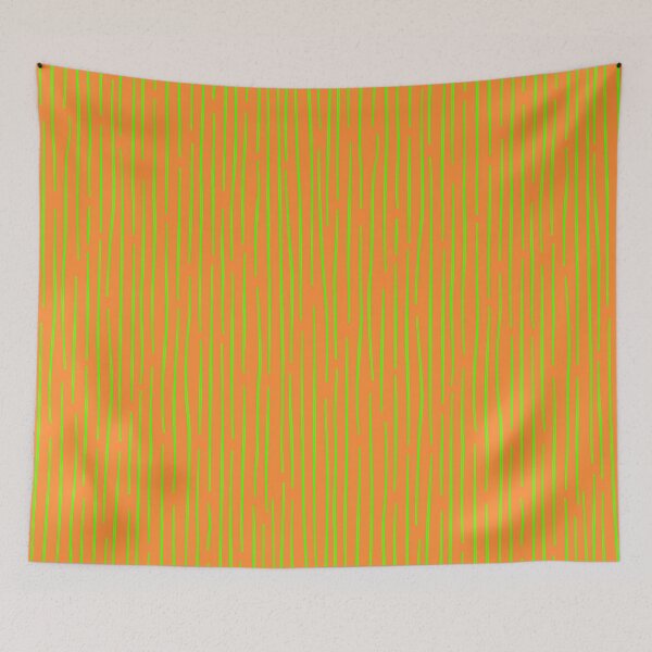 Item preview, Hand-drawn Wavy Stripe – Orange designed and sold by keikono.studio.
