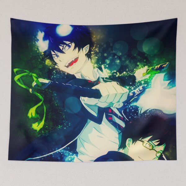 Item preview, Blue Flames Of Rin Okumura Blue Exorcist Anime designed and sold by thedarvills.