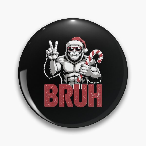 Item preview, Bruh Santa Bigfoot Christmas Lights Sasquatch for Boys designed and sold by CultureSpec.