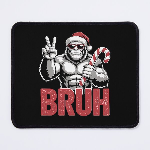 Item preview, Bruh Santa Bigfoot Christmas Lights Sasquatch for Boys designed and sold by CultureSpec.