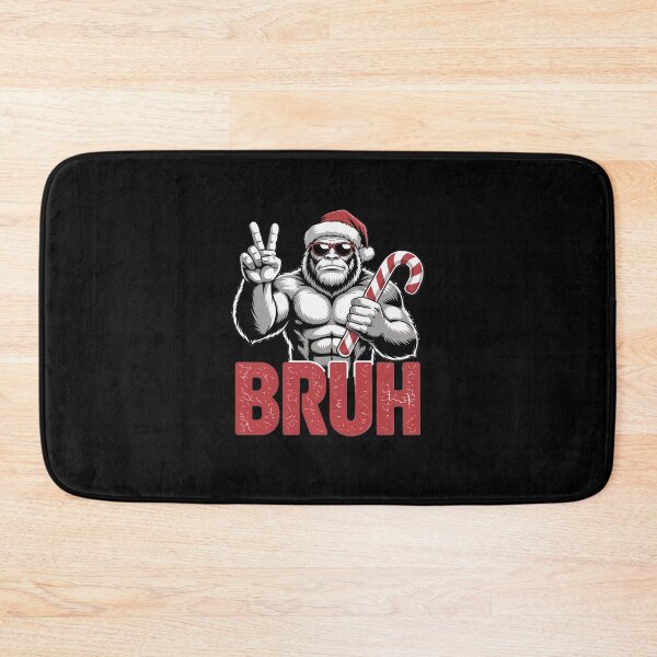 Item preview, Bruh Santa Bigfoot Christmas Lights Sasquatch for Boys designed and sold by CultureSpec.