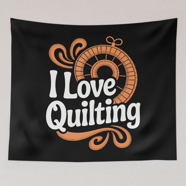 Item preview, I Love Quilting Sewing Art Needlework designed and sold by JaneJanie.