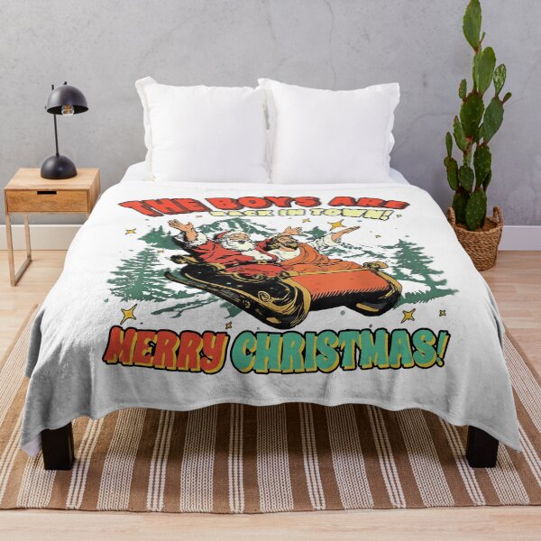 Item preview, The Boys Are Back In Town Santa Jesus Santa Funny Christmas designed and sold by jillianhanna.