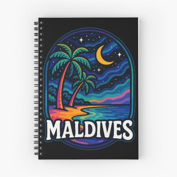 Item preview, Maldives Island Beach Night Travel designed and sold by TomFrontierArt.