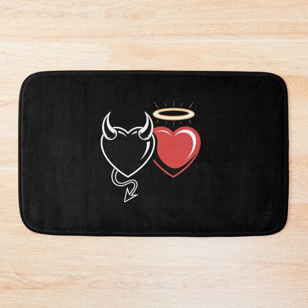 Item preview, Good And Evil Heart Comic Cartoon Angel Bad  designed and sold by estellaken.
