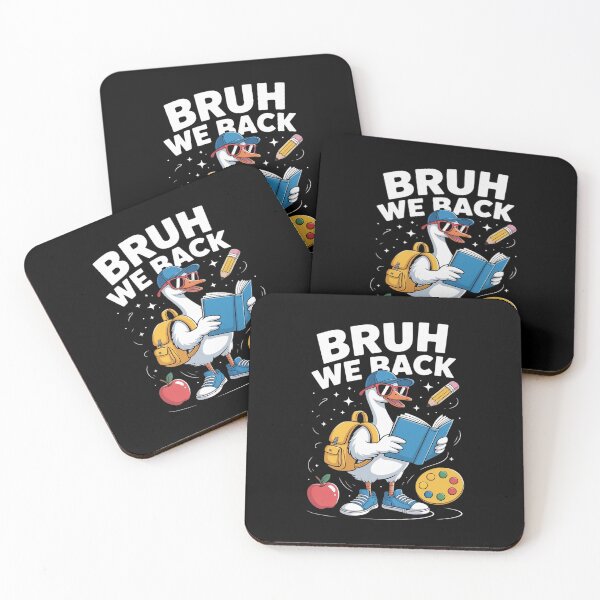 Item preview, Bruh We Back Goose School Vibes Fun Student designed and sold by ShelFisher.