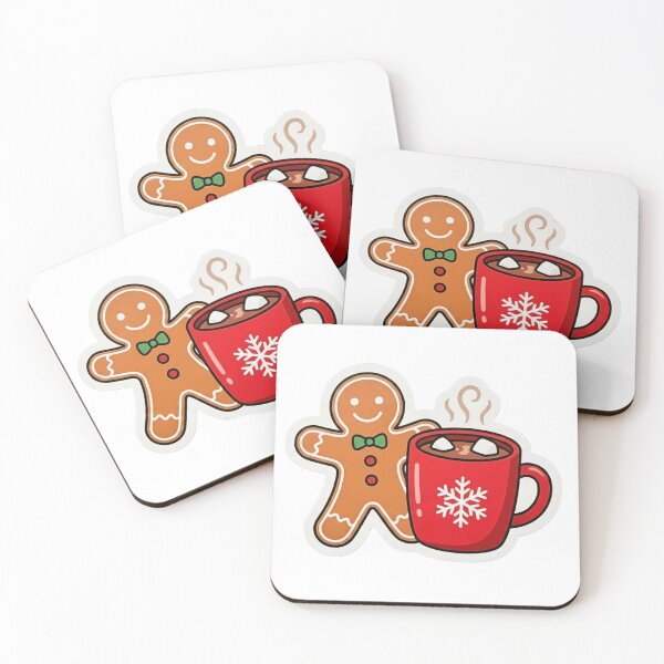 Item preview, Cozy Winter Vibes: Gingerbread Man and Hot Chocolate Mug designed and sold by XM STOREZ .