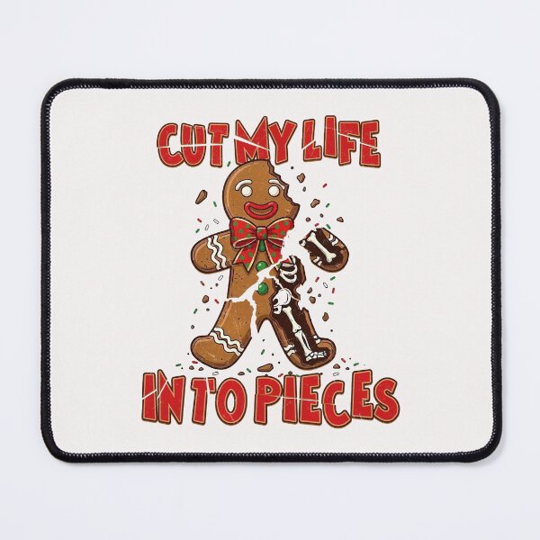 Item preview, Cut My Life Into Pieces Gingerbread Skeleton Sublimation Emo Christmas Funny Holiday designed and sold by jillianhanna.
