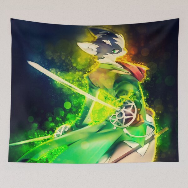 Item preview, Nyanta Graceful Warrior Spirit From Log Horizon Anime designed and sold by thedarvills.