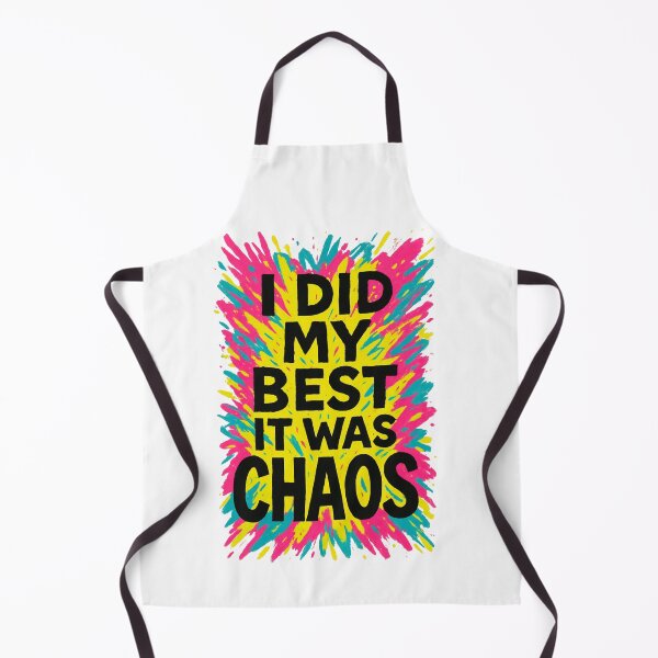 Item preview, I Did My Best, It Was Chaos – Neurospicy ADHD Humor Design designed and sold by MiowandMolly.