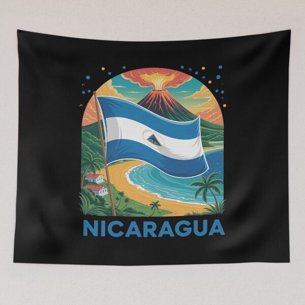 Item preview, Nicaragua Flag Hispanic Heritage Month Nicaraguan Men Women  designed and sold by estellaken.