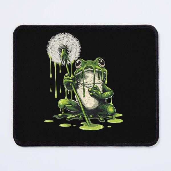 Item preview, Melting Frog with Dandelion T-Shirt designed and sold by TinaMDedrick.