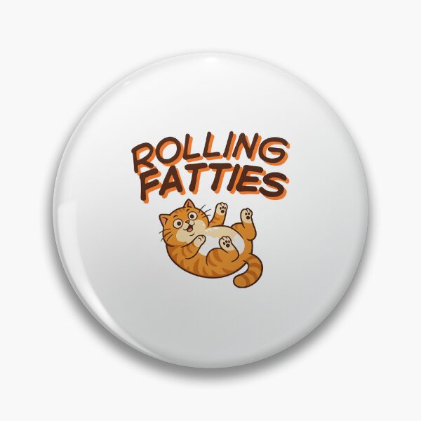 Item preview, Rolling Fatties Cat Funny Fat Cat Sarcastic Pet Owner Gift Chubby Cat  designed and sold by jillianhanna.