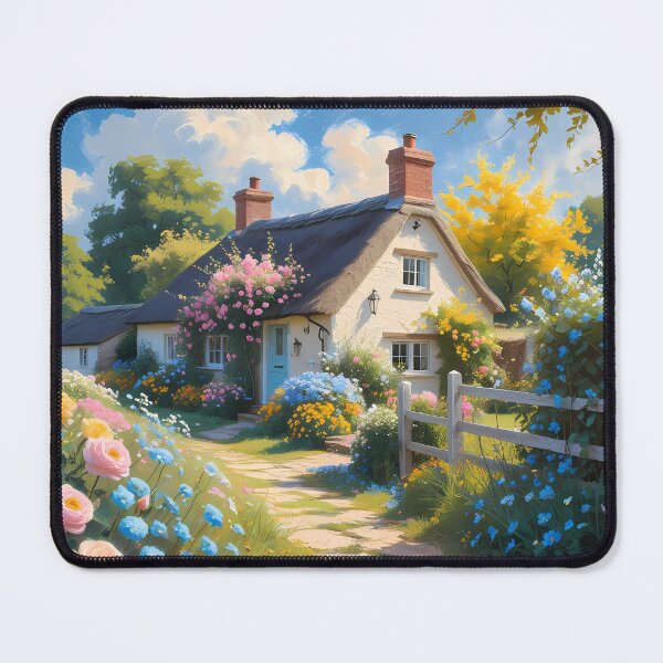 Item preview, Romantic Cottagecore Garden – Cozy Floral Countryside Art designed and sold by SamartkitDesign.