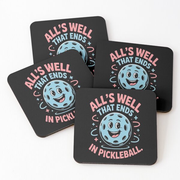 Item preview, All's Well That Ends In Pickleball Neon 3D Doodle designed and sold by CottonCandyPrin.