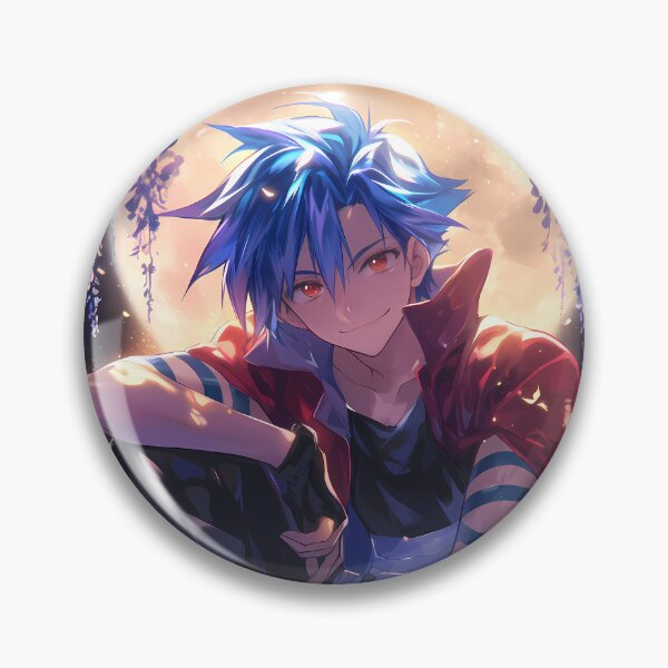 Item preview, Kamina Gurren Lagann Anime Wisteria Moonlit Heroic Night Fiery Spirit designed and sold by thedarvills.