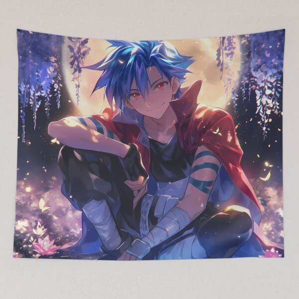 Item preview, Kamina Gurren Lagann Anime Wisteria Moonlit Heroic Night Fiery Spirit designed and sold by thedarvills.