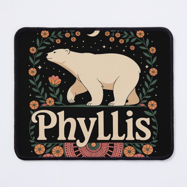 Item preview, Phyllis Name Boho Floral Personalized Mama Bear Phyllis designed and sold by NailMolisa.
