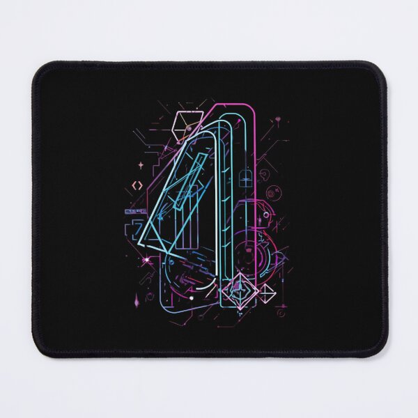 Item preview, Cyberpunk Number 4: Neon Glitch Art Typography with Geometric Circuit Lines, Futuristic Sci-Fi Aesthetic designed and sold by HimBoo.