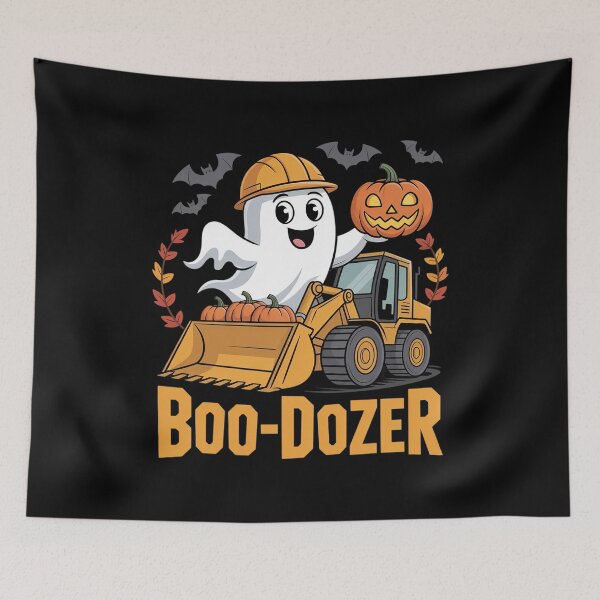 Item preview, Bulldozer Halloween Boo Dozer Construction Truck Kids designed and sold by Sandrhaus.