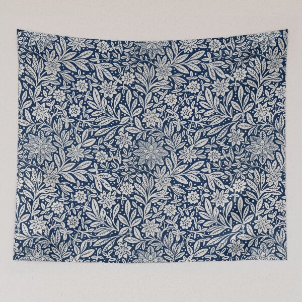 Item preview, Blue & White Vintage Floral Pattern designed and sold by CatyArte.