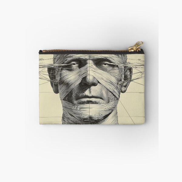 Item preview, Mummy Face with Geometric Elements designed and sold by lautir.