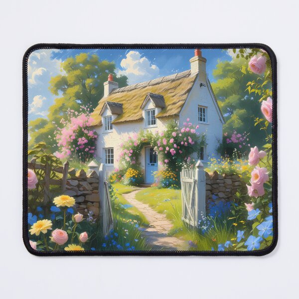 Item preview, Romantic Cottagecore Garden – Cozy Floral Countryside Art -2 designed and sold by SamartkitDesign.
