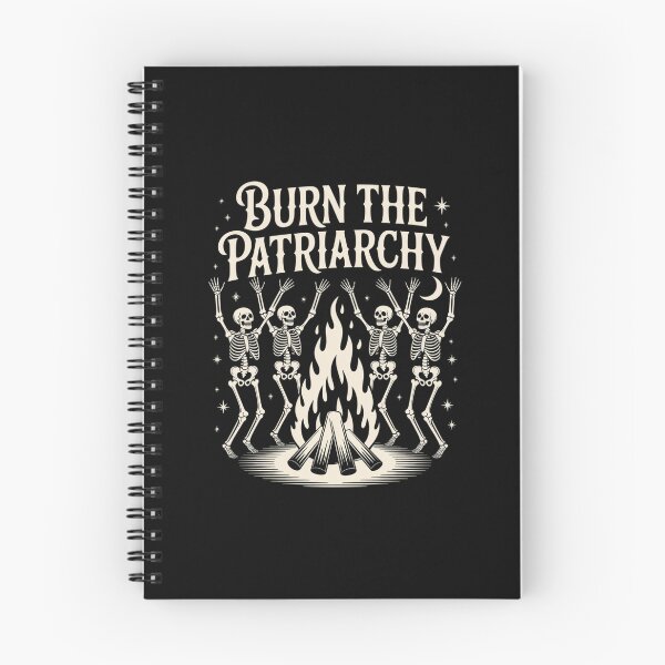 Item preview, Burn The Patriarchy Skeleton Feminist Halloween Spooky Fall designed and sold by Sandrhaus.