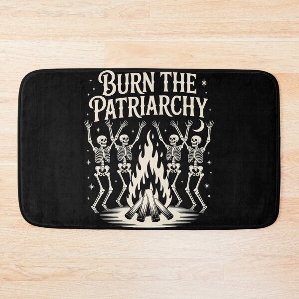 Item preview, Burn The Patriarchy Skeleton Feminist Halloween Spooky Fall designed and sold by Sandrhaus.