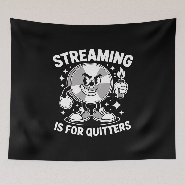 Item preview, Burning Streaming is for Quitters designed and sold by Sandrhaus.