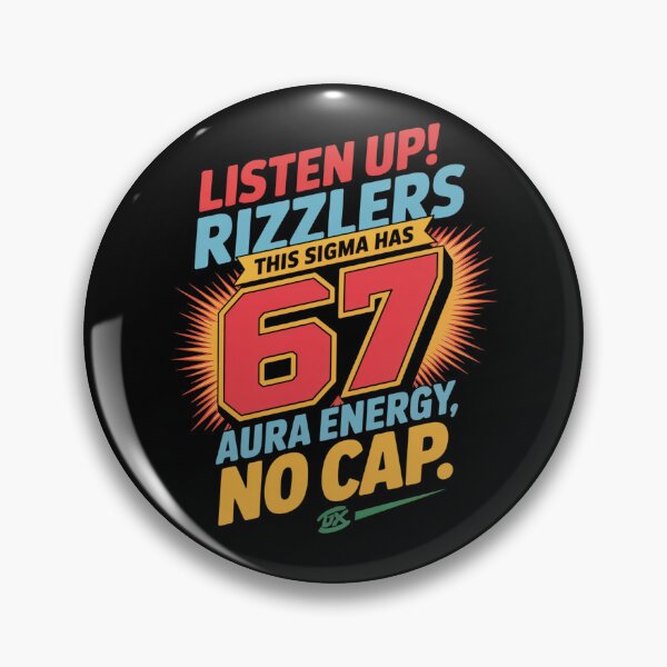 Item preview, Listen Up Rizzlers This Sigma Has 67 Aura Energy Six Seven  designed and sold by milanforbes.
