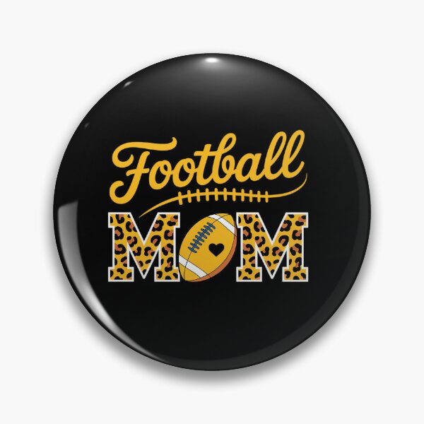 Item preview, Leopard Royal Blue and Yellow High School Football Mom designed and sold by estellaken.