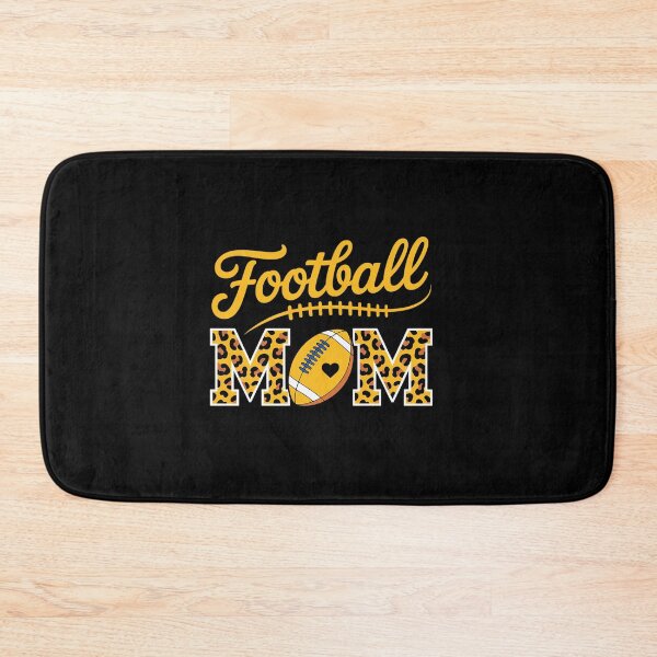 Item preview, Leopard Royal Blue and Yellow High School Football Mom designed and sold by estellaken.