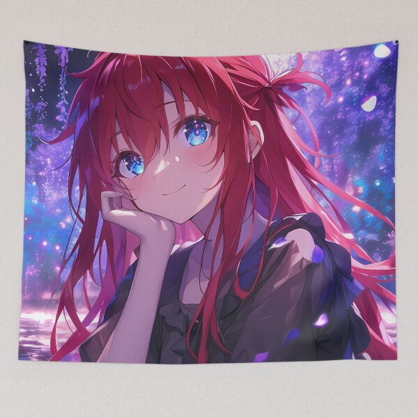 Item preview, Rias Gremory High School DxD Anime Wisteria Moonlit Fantasy Night Enchantment designed and sold by thedarvills.
