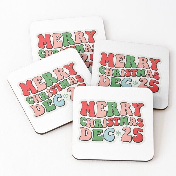 Item preview, Groovy Retro Merry Christmas Dec 25 Sticker  designed and sold by XM STOREZ .
